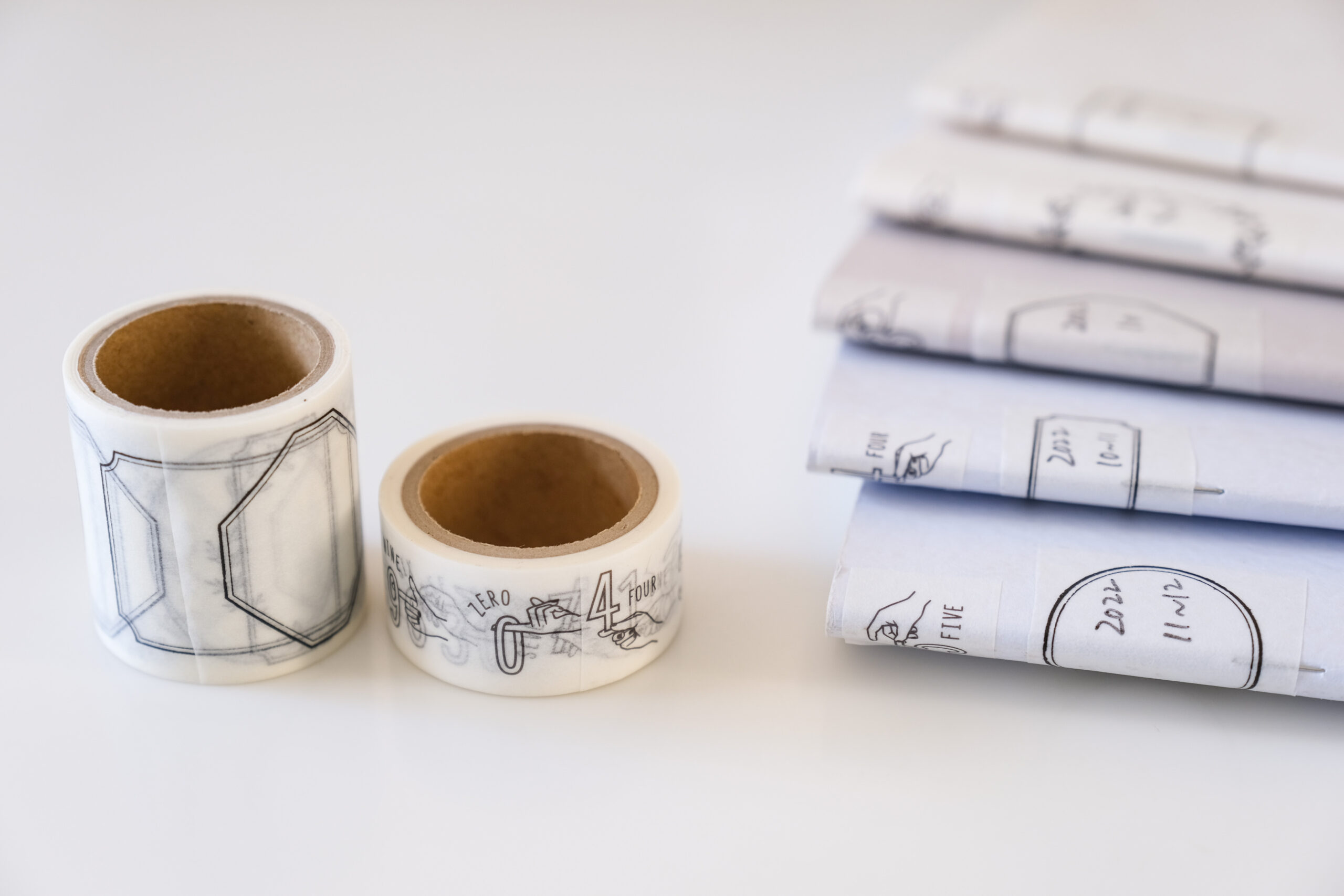 ノートの整理が楽しくなる!マステ活用のラベリング術